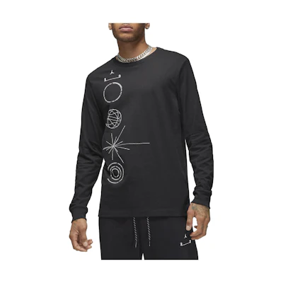 Jordan Solid Printed Sweatshirt Black DQ7370-010