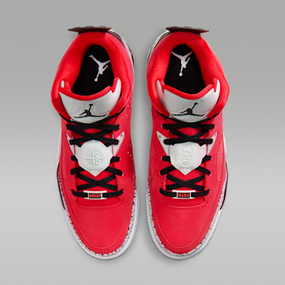 Shop Jordan Son of Mars Low Rojo Fuego/Gris Niebla/Blanco/Negro 580603-600