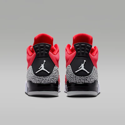 Jordan Son of Mars Low Rojo Fuego/Gris Niebla/Blanco/Negro 580603-600 Details for Jordan Son of Mars Low Rojo Fuego/Gris Niebla/Blanco/Negro 580603-600