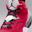 Sizing Jordan Son of Mars Low Rojo Fuego/Gris Niebla/Blanco/Negro 580603-600