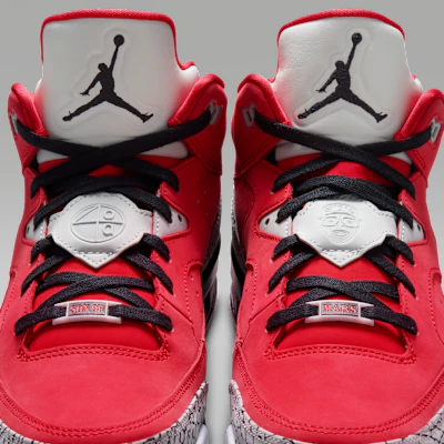 Jordan Son of Mars Low Rojo Fuego/Gris Niebla/Blanco/Negro 580603-600 1