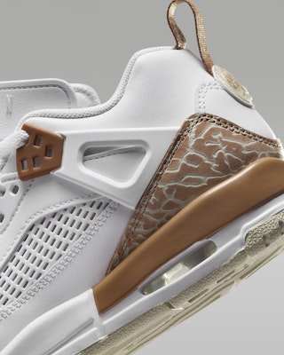 (Youth) Jordan Spizike Low 'White Akio Brown' FQ3950-101 Cheap (Youth) Jordan Spizike Low 'White Akio Brown' FQ3950-101
