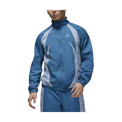 Jordan Sport Colorblock Stand Collar Zip Jacket for Men - Blue FN5849-457