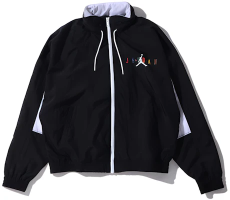 乔丹运动撞色拉链连帽夹克 黑色/白色 CD5748-010 Buy 乔丹运动撞色拉链连帽夹克 黑色/白色 CD5748-010