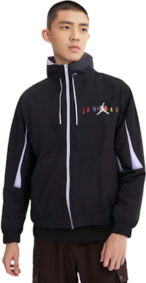 乔丹运动撞色拉链连帽夹克 黑色/白色 CD5748-010 Purchase 乔丹运动撞色拉链连帽夹克 黑色/白色 CD5748-010