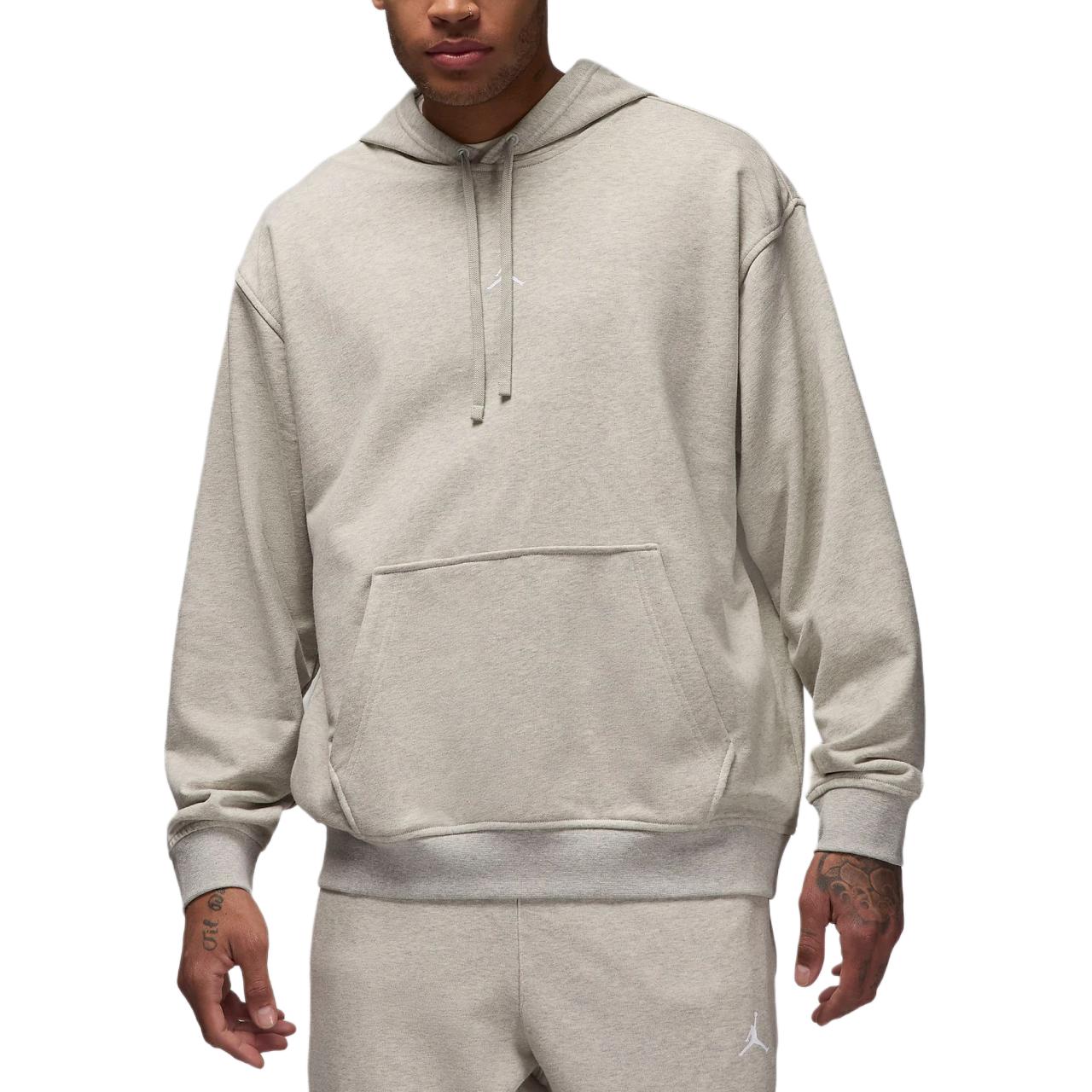 Jordan Sport Crossover Logo Print Pullover Hoodie Men’s Grey/White FV8606-050