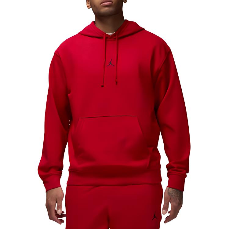 Jordan Sport Crossover Red Pullover Hoodie Long Sleeve with Logo Print FV8606-687