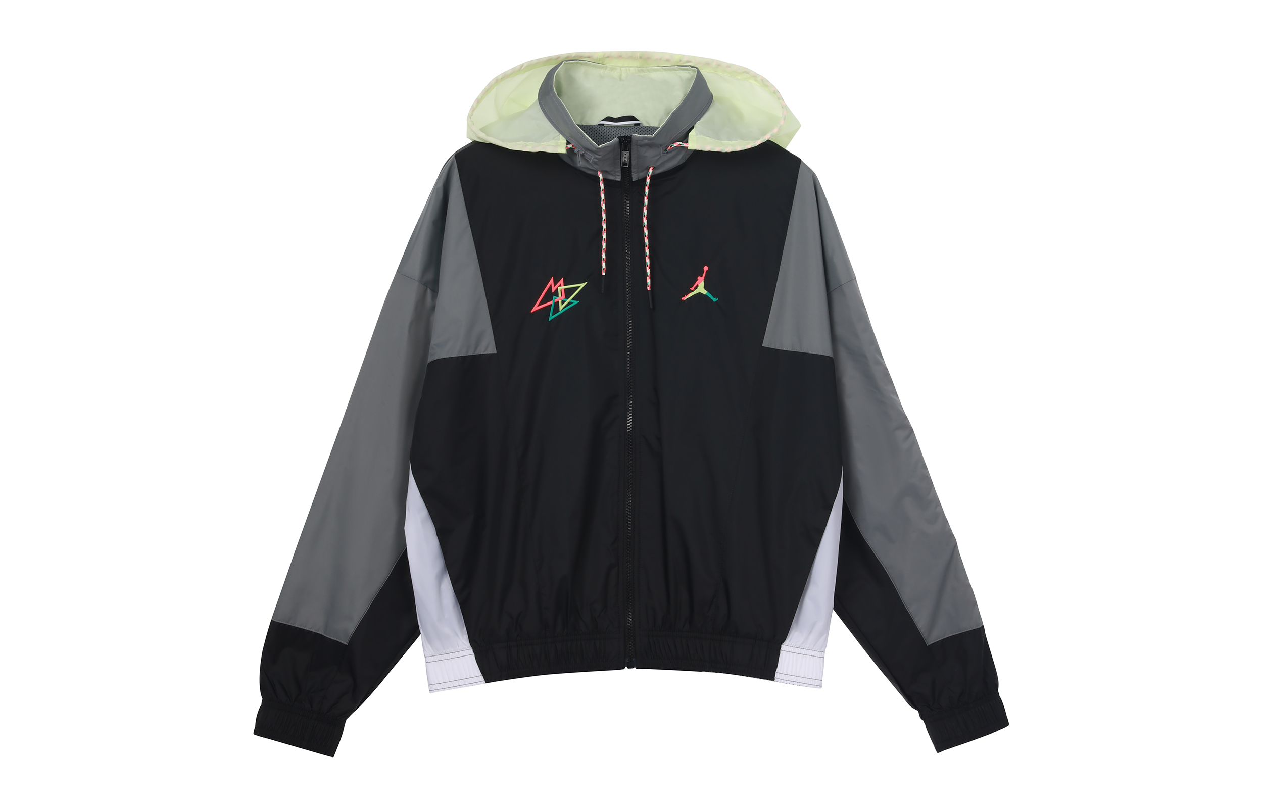Jordan Sport DNA Embroidered Logo Colorblock Woven Jacket Black Fall Edition DN3404-011