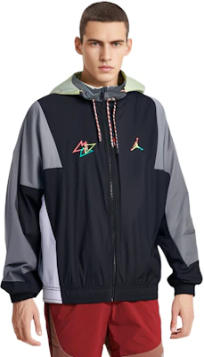 乔丹运动DNA绣Logo拼色织夹克黑色秋季版 DN3404-011 Sizing 乔丹运动DNA绣Logo拼色织夹克黑色秋季版 DN3404-011