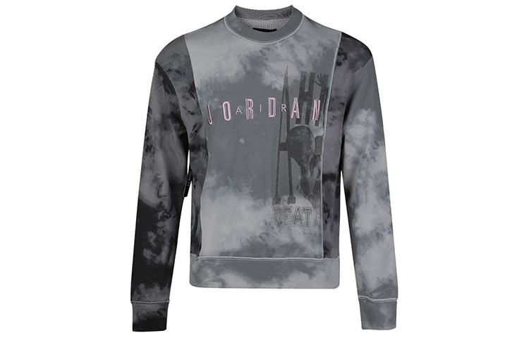 Jordan Sport DNA Embroidered Logo Retro Sweatshirt Light Smoke Grey CD5733-084