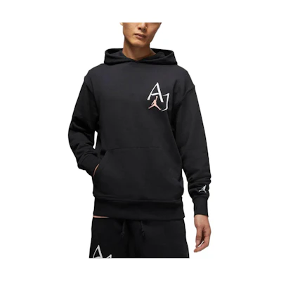 Jordan Sport DNA Graphic Logo Pullover Hoodie Black DM1410-010