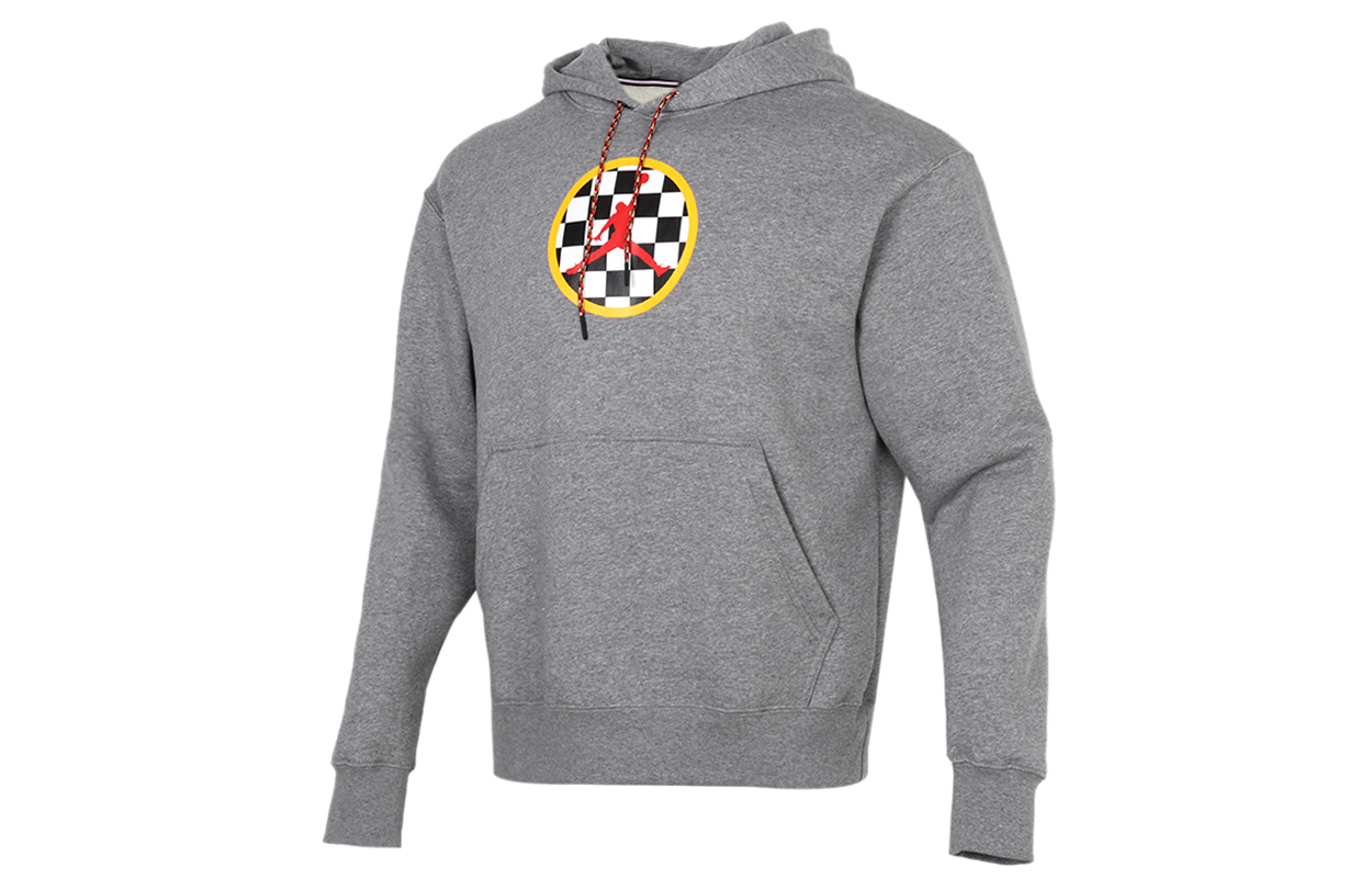 Jordan Sport DNA Logo Pullover Hoodie Grey CV2785-091