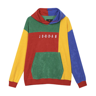 Jordan Sport DNA Multicolor Patchwork Retro Hoodie CJ6084-480