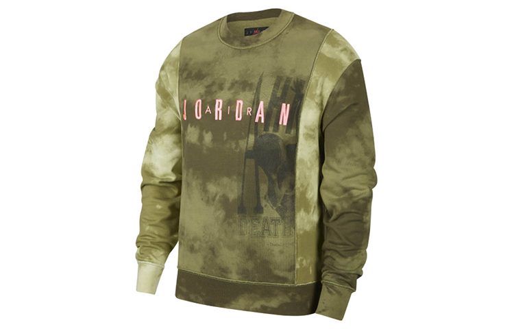 Jordan Sport DNA Olive Green Embroidered Logo Sweatshirt CD5733-375
