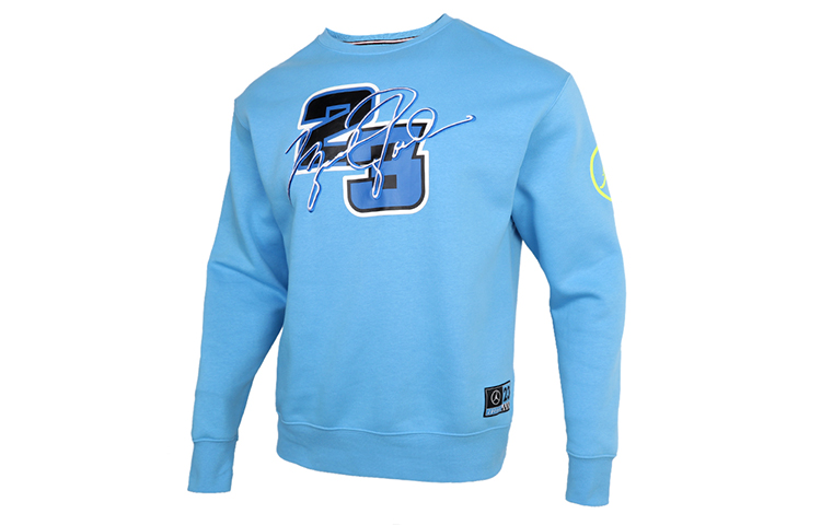 Jordan Sport DNA Printed Fleece Crewneck Sweatshirt University Blue - DD3877-412