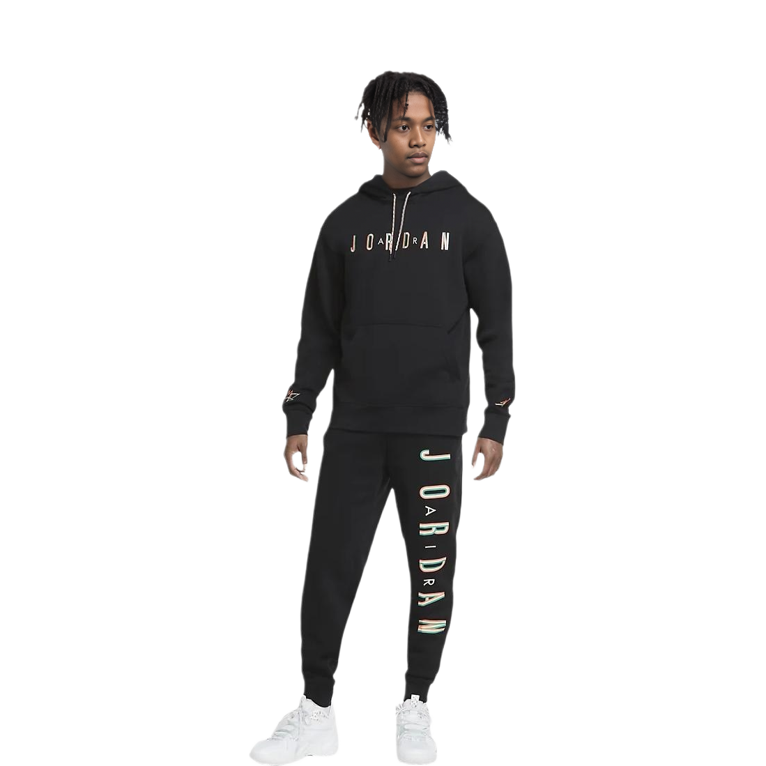 Details for Jordan Sport DNA Pullover Hoodie Black - Vintage Logo Print Sweatshirt CK9568-011