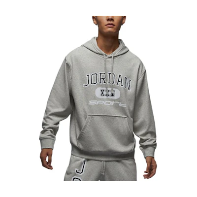 Jordan Sport Dri-FIT Crossover Logo Hoodie Outdoor Casual Pullover Grey FV8627-050