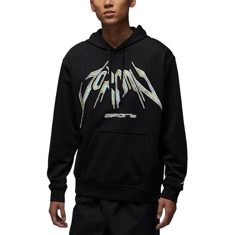 Jordan Sport FW24 Crossover Dri-FIT Hoodie Black/White HF9903-010
