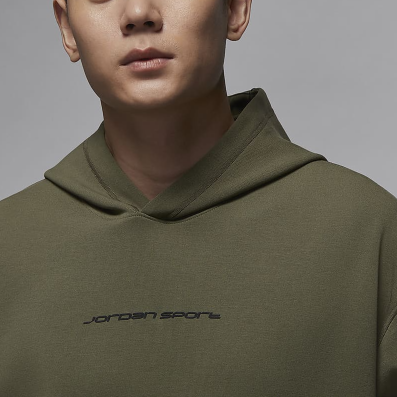 Sizing Jordan Sport Hoop Fleece Dri-FIT 橄欖綠連帽運動衫 HF0281-222