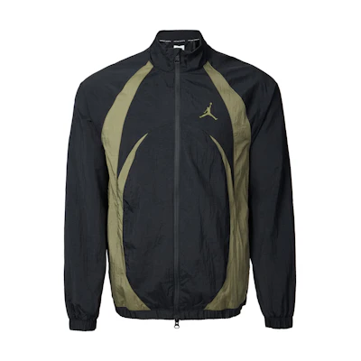 Jordan Sport Jam Casual Versatile Long-Sleeve Jacket Unisex Black/Olive Green/White FN5849-011