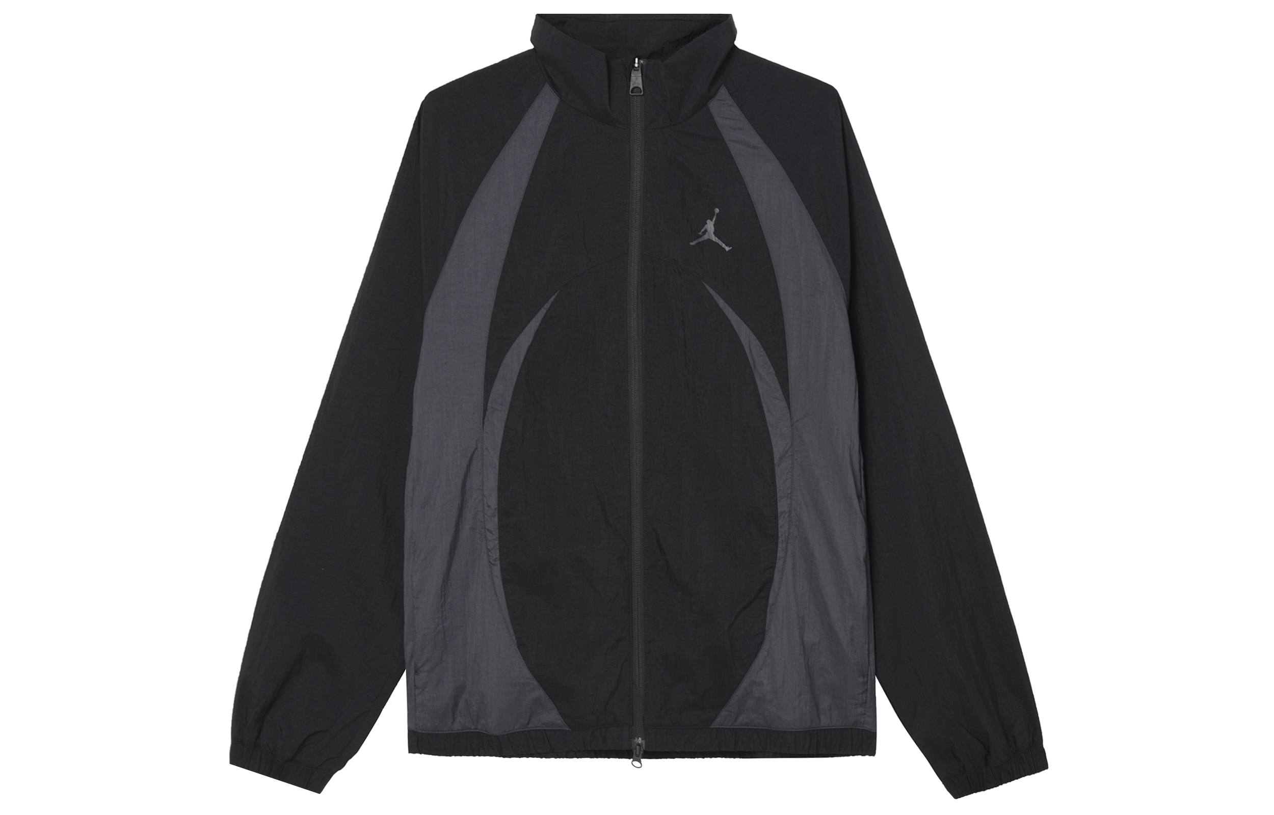 Jordan Sport Jam Solid Color Stand-up Collar Zip Jacket Black FN5849-010