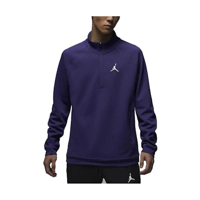 Jordan Sport Purple Half-Zip Pullover Sweatshirt FB7564-502