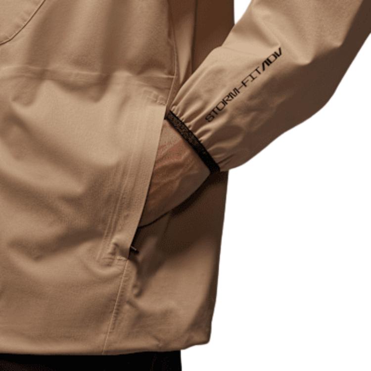 Sizing 乔丹Sport Storm-FIT ADV防水防风夹克 卡其色/黑色 HV6591-200