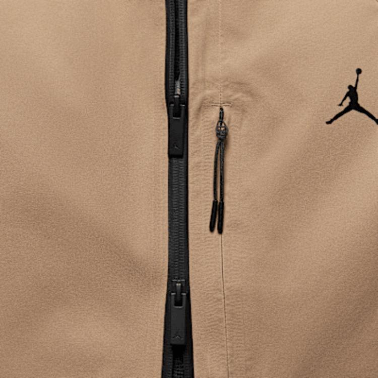 Cheap 乔丹Sport Storm-FIT ADV防水防风夹克 卡其色/黑色 HV6591-200