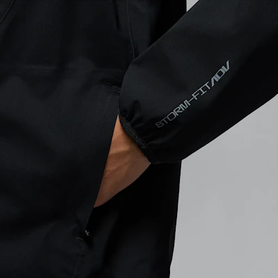 Jordan 運動風暴FIT防風防水外套 黑/深炭灰 男款 HV6591-010 Details for Jordan 運動風暴FIT防風防水外套 黑/深炭灰 男款 HV6591-010