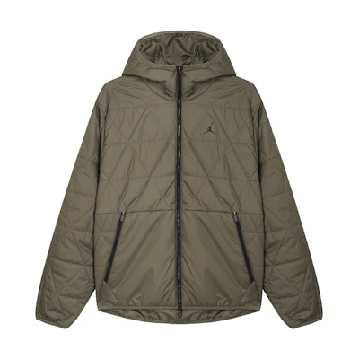 Jordan Sport Therma-FIT Hoodie Zip Jacket Olive Green Mens FZ3163-222