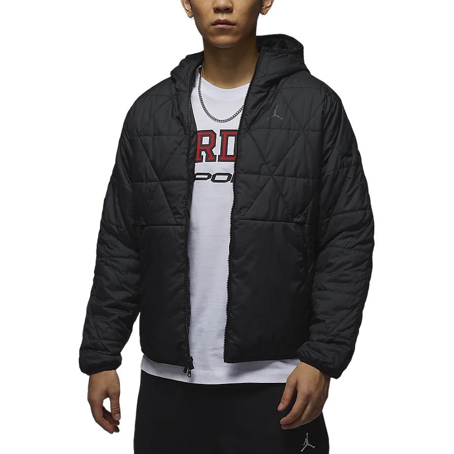 Jordan Sport Therma-FIT Waterproof Insulated Hoodie Jacket Black FZ3163-010 圖 4