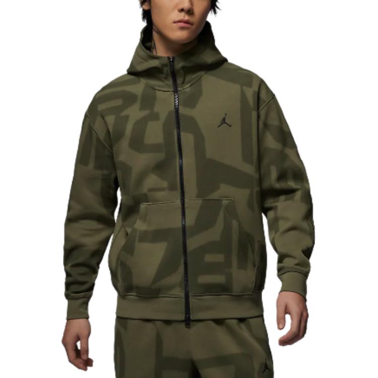 Jordan SportHOOP Dri-FIT Quick-Dry Fashion Jacket Olive Green () FV8621-222