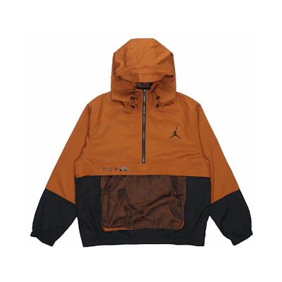 Jordan SS22 Half-Zip Breathable Knit Hoodie Jacket Brown DJ0247-241