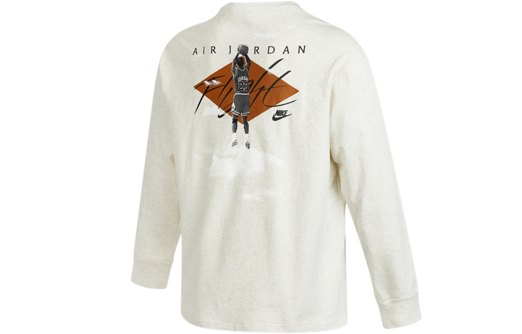 Jordan SS22 Logo Character Print Graphic Sweatshirt Men’s Off-White DH8963-141
