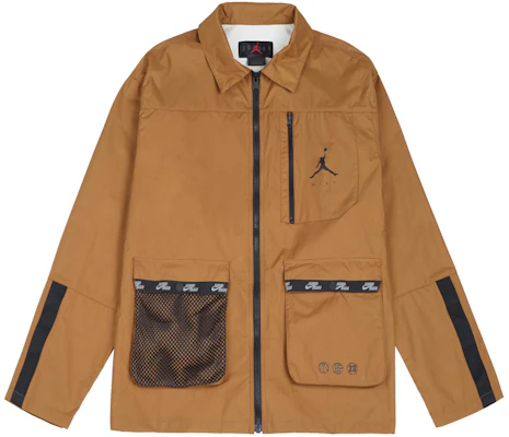 乔丹SS22实用运动风衣夹克 棕黄色 DJ0243-241 Order 乔丹SS22实用运动风衣夹克 棕黄色 DJ0243-241