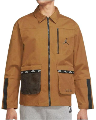 乔丹SS22实用运动风衣夹克 棕黄色 DJ0243-241 Purchase 乔丹SS22实用运动风衣夹克 棕黄色 DJ0243-241
