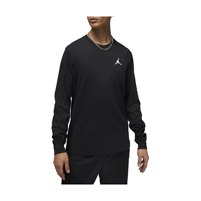 Jordan SS23 Black Pullover Crewneck Sweatshirt Long Sleeve Casual FD0600-010