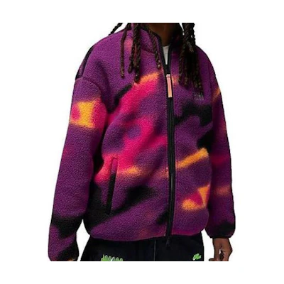 Jordan SS23 Graphic Print Zip-Up Jacket Purple () DV1611-612