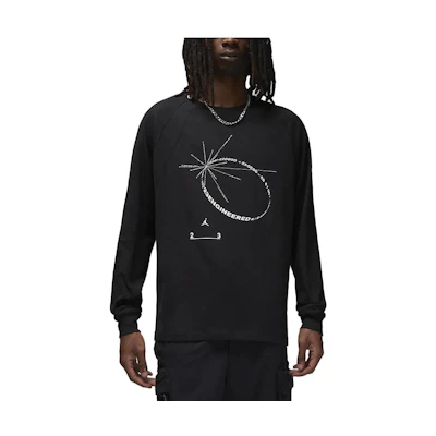 Jordan SS23 Raglan Crewneck Sweatshirt Black DV1463-680