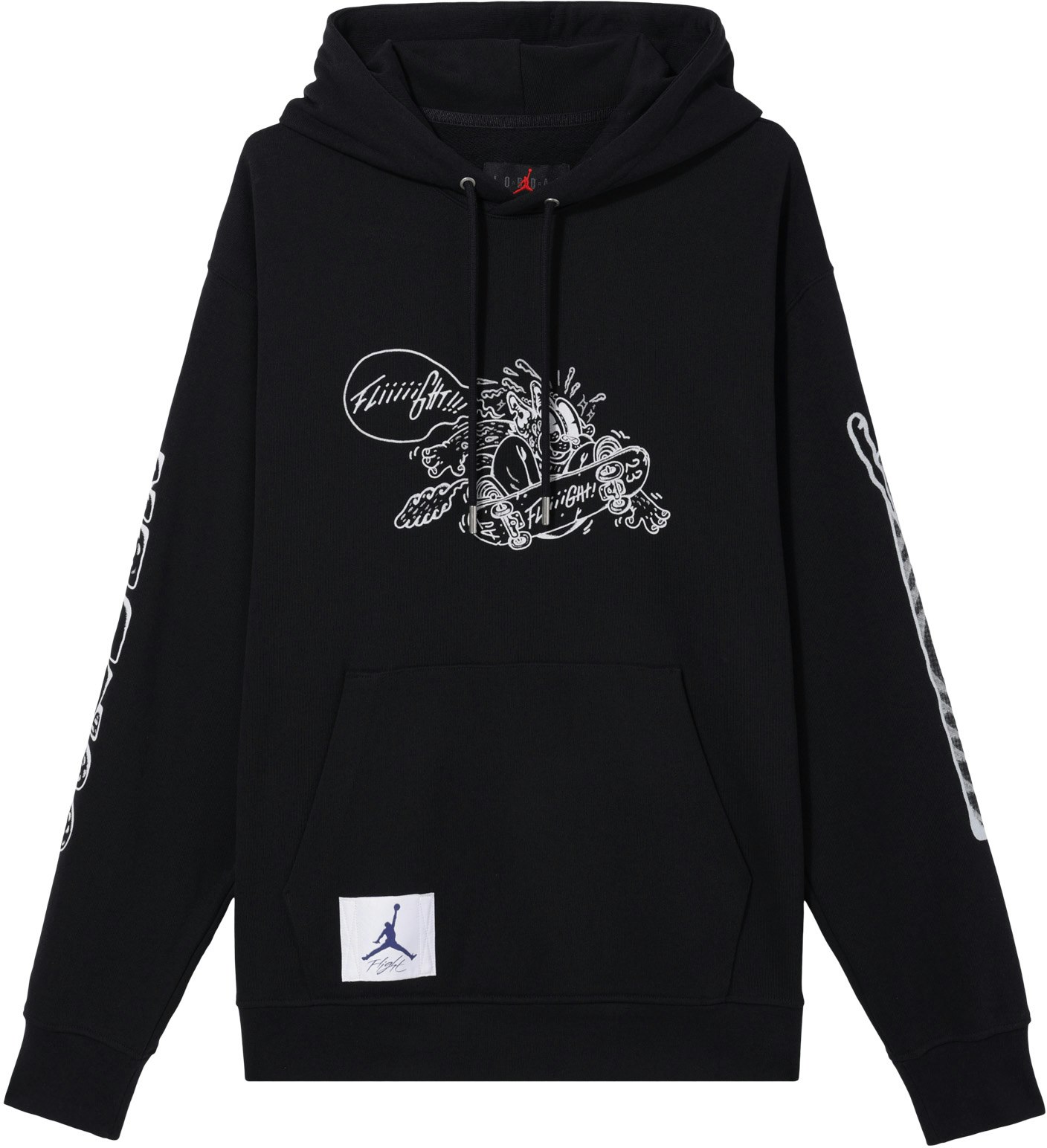 jordan-ss-24-cartoon-graphic-vintage-black-hoodie-pullover-fv-8595-010