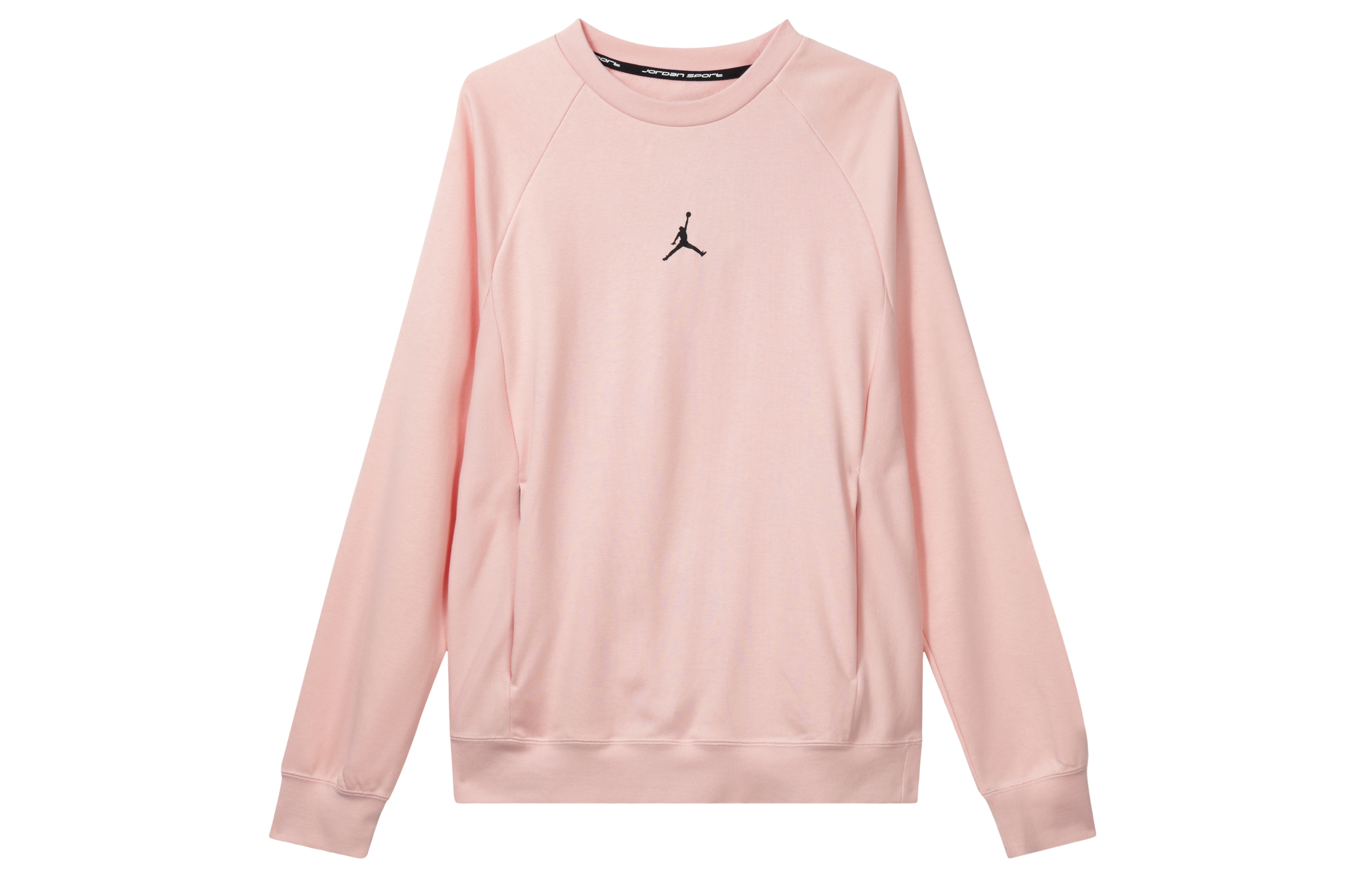 Jordan SS24 Pink Logo Long-Sleeve Sweatshirt for Running & Training DV1287-622