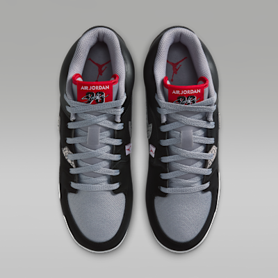 Shop Jordan Stadium 90 Low Nero/Cemento Grigio/Bianco/Rosso Fuoco HQ0211-060