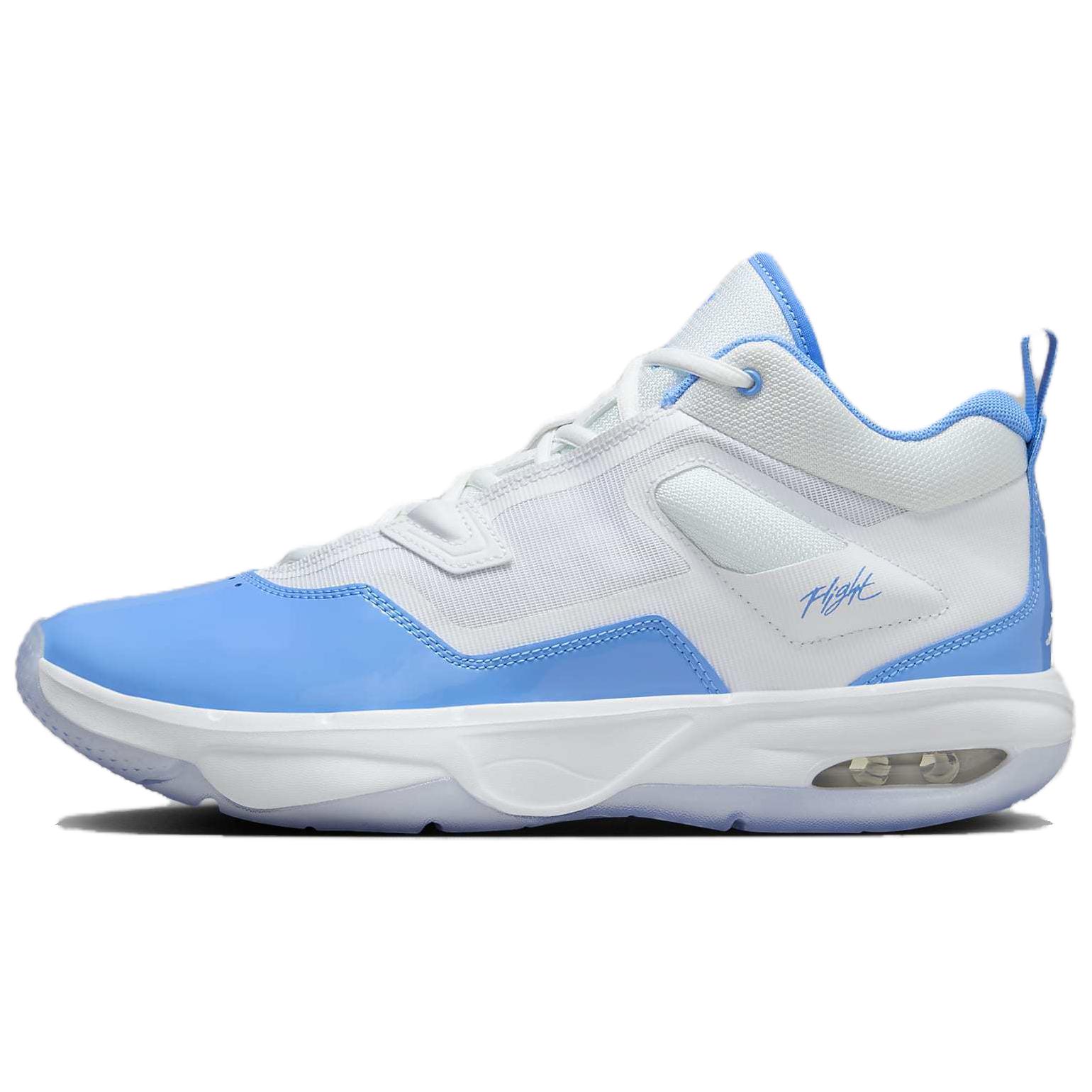 Jordan Stay Loyal 3 White Blue Mid-Top Basketball Shoes Leather Comfort Durable FB1396-104