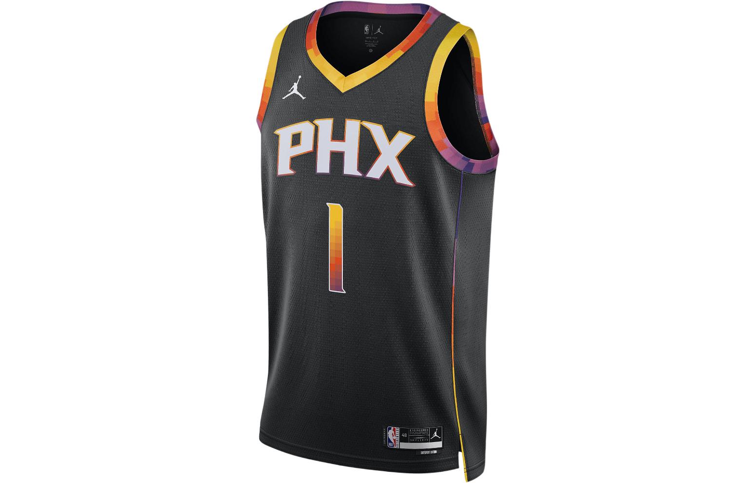 Jordan Sustainable Dri-FIT NBA Suns 22-23 Devin Booker Jersey Black Unisex DO9540-012