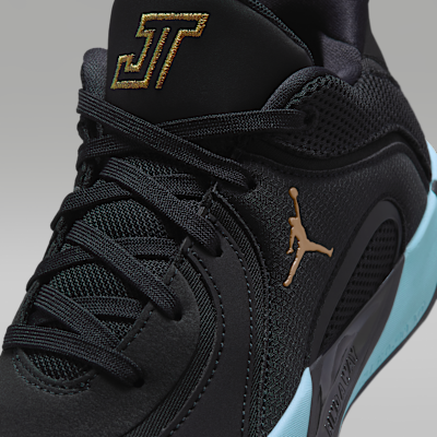 Sizing Jordan Tatum 4 黑色/冰藍色 HQ4611-004