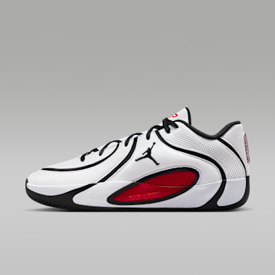Jordan Tatum 4 PF Basketball Shoes White/Black/University Red HQ4613-101