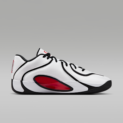 Shop Jordan Tatum 4 PF Basketballschuhe Weiß/Schwarz/University Rot HQ4613-101
