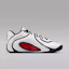 Shop Jordan Tatum 4 PF Basketballschuhe Weiß/Schwarz/University Rot HQ4613-101
