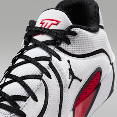 Cheap Jordan Tatum 4 PF Basketballschuhe Weiß/Schwarz/University Rot HQ4613-101