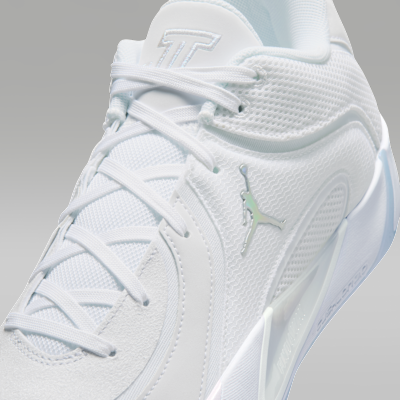 Sizing Jordan Tatum 4 PF 籃球鞋 白色/純白鉑金 HQ4613-102